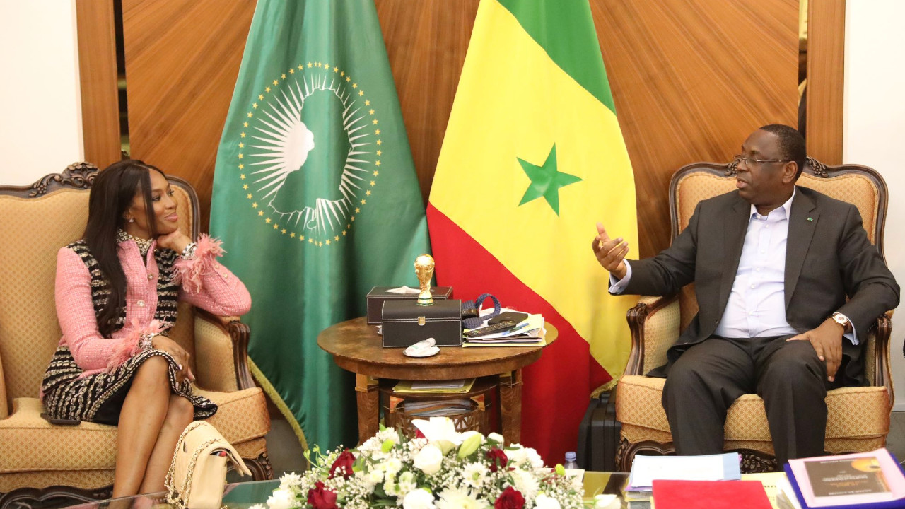 Naomi campbell-macky sall