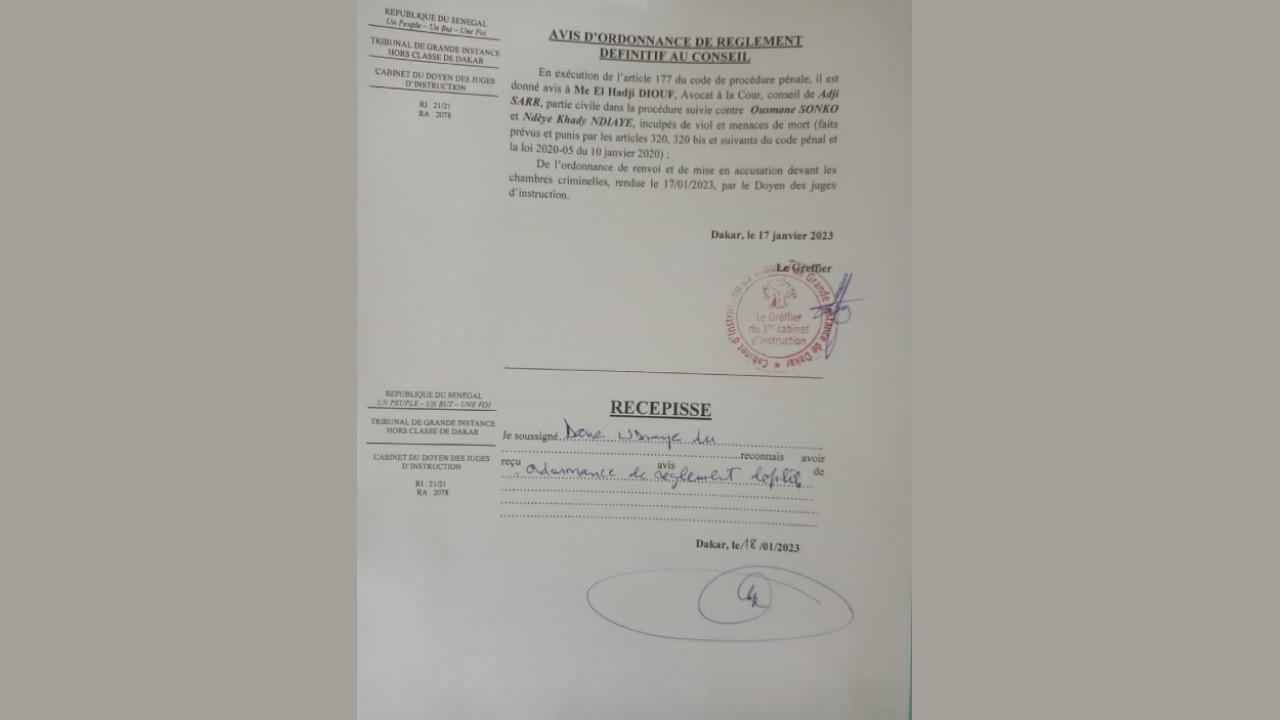 Ordonnance doyen des juges