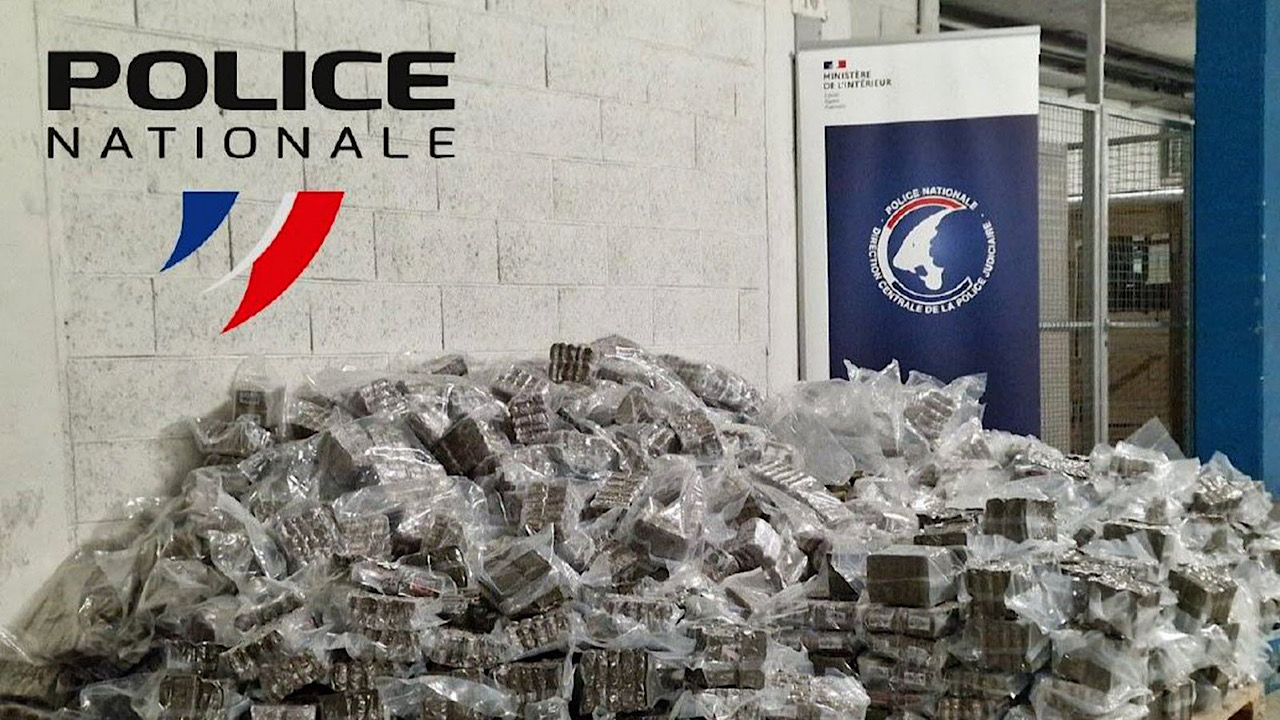 Resine de canabise police