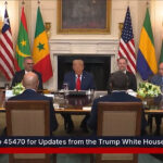 Début du sommet à la Maison‑Blanche : Trump accueille cinq chefs d’État africains, dont le président Faye