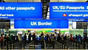 Poste frontiere uk angleterre london europe immigration
