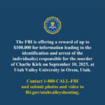 États-Unis : le FBI offre 100 000 $ pour élucider le meurtre de Charlie Kirk