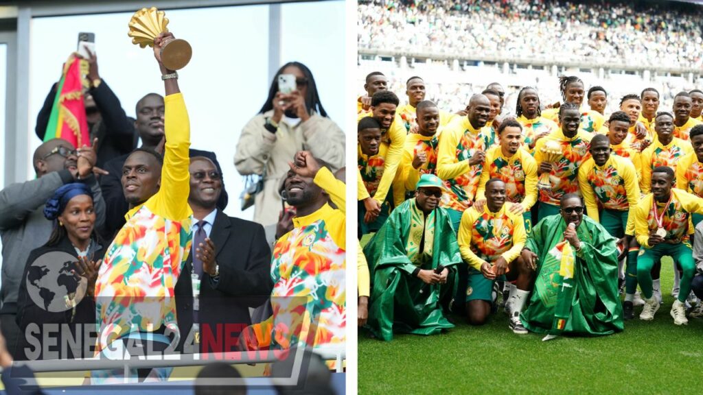 LIONS DU SENEGAL - COUPE D-AFRIQUE - STADE DE FRANCE