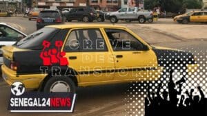 GREVE - TAXI - DAKAR - SENEGAL