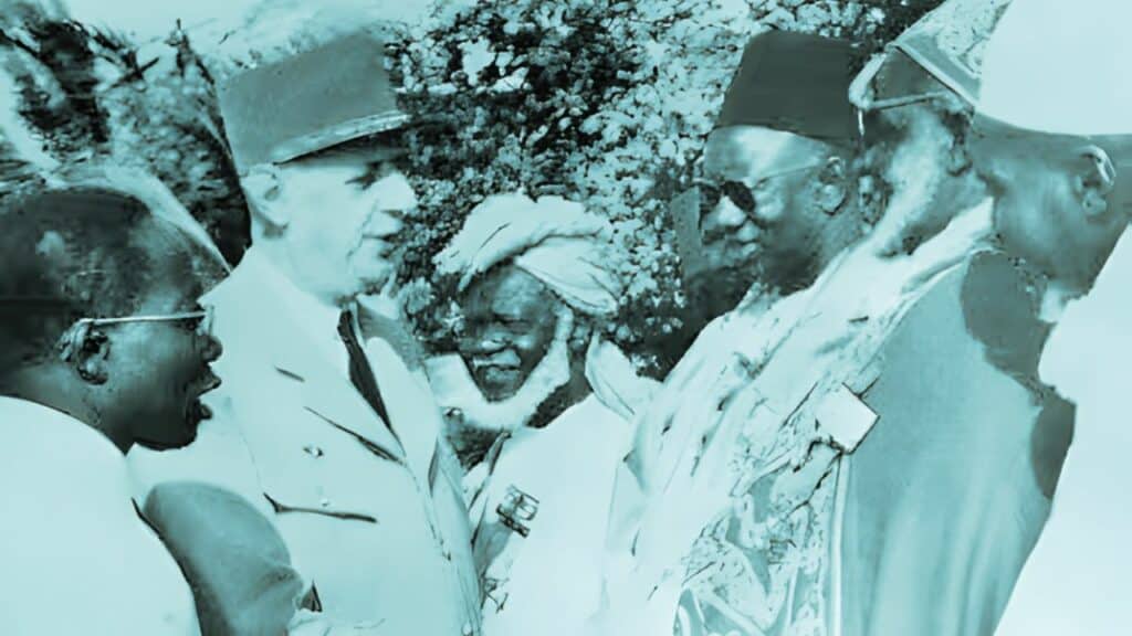 General Charles de Gaulle - Leopold Sedar Senghor - DAKAR - SENEGAL