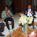CAF : Patrice Motsepe en visite officielle à Dakar