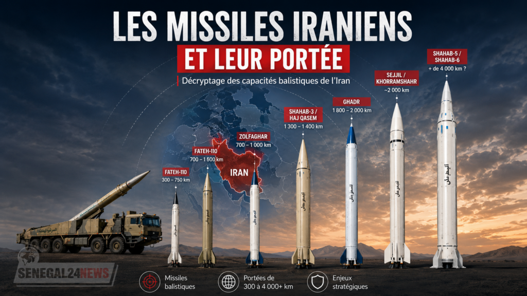 PORTEE MISSILES IRANIENS