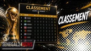 CLASSEMENT - COUPE DU MONDE FOOTBALL