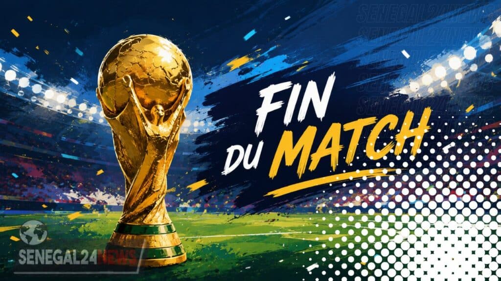 FIN DU MATCH - COUPE DU MONDE FOOT