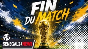 FIN DU MATCH - COUPE DU MONDE FOOTBALL