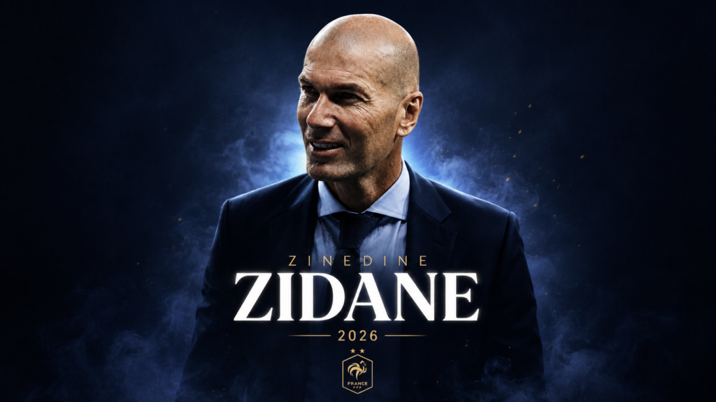 ZINEDINE ZIDANE - ENTRAINEUR EQUIPE DE FRANCE DE FOOTBALL