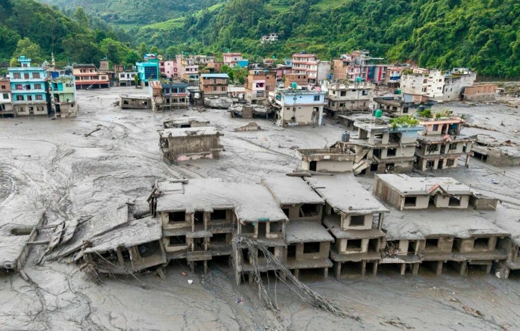 INONDATION - BOUE - NEPAL