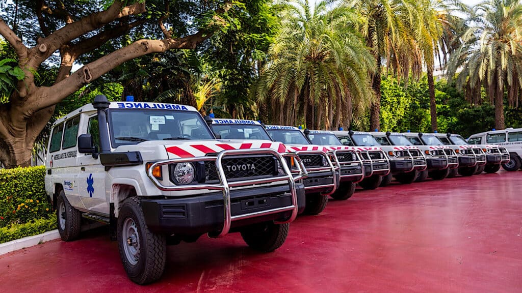 RECEPTION AMBULANCES - PRESIDENCE SENEGAL